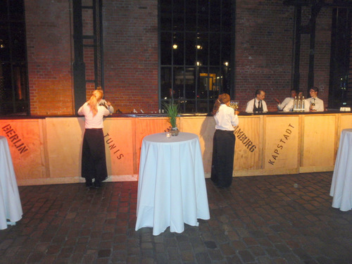 The Bar, set up like a Cargo Hold Area.